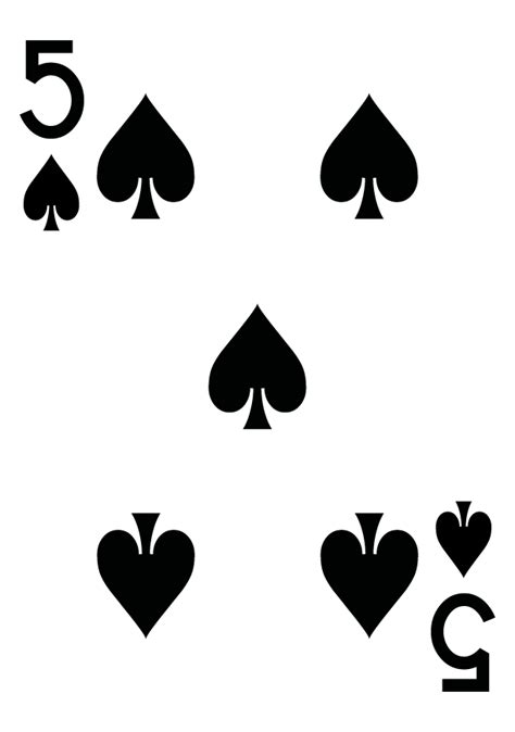 Five of Spades: Playing Cards 